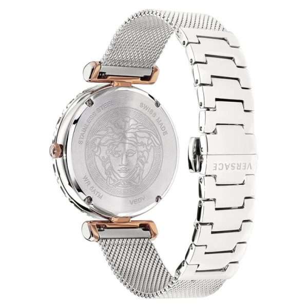 Versace Women’s Quartz Swiss Made Silver Stainless Steel Silver Dial 37mm Watch VEDV00419 UAE DUBAI AJMAN SHARJAH ABU DHABI RAS AL KHAIMA UMM UL QUWAIN ALAIN FUJAIRAH