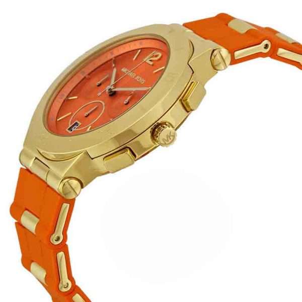 Michael Kors Women’s Quartz Orange Silicone & Stainless Steel Orange Dial 40mm Watch MK6172 UAE DUBAI AJMAN SHARJAH ABU DHABI RAS AL KHAIMA UMM UL QUWAIN ALAIN FUJAIRAH