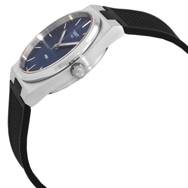 TISSOT PRX Men’s Quartz Swiss Made Black Silicone Strap Blue Dial 40mm Watch T137.410.17.041.00 UAE DUBAI AJMAN SHARJAH ABU DHABI RAS AL KHAIMA UMM UL QUWAIN ALAIN FUJAIRAH
