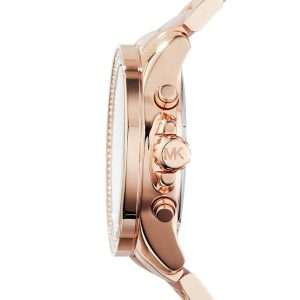 Michael Kors Women’s Quartz Rose Gold Stainless Steel Crystal Pave Dial 42mm Watch MK6096 UAE DUBAI AJMAN SHARJAH ABU DHABI RAS AL KHAIMA UMM UL QUWAIN ALAIN FUJAIRAH