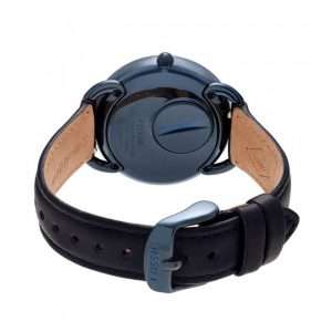Fossil Women’s Quartz Blue Leather Strap Blue Dial 35mm Watch ES4092