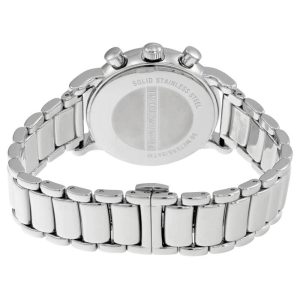 Emporio Armani Men’s Quartz Silver Stainless Steel Black Dial 41mm Watch AR1853