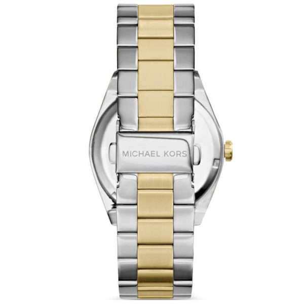 Michael Kors Women’s Quartz Two Tone Stainless Steel Blue Dial 38mm Watch MK5893