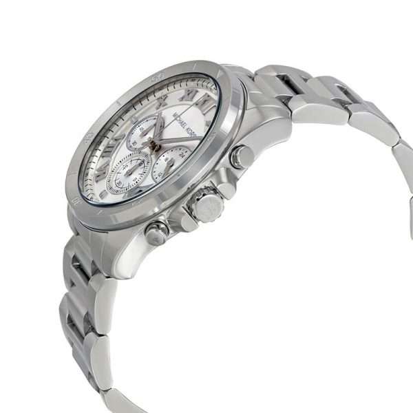 Michael Kors Men’s Quartz Silver Stainless Steel Silver Dial 44mm Watch MK8562