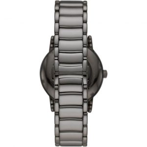 Emporio Armani Men’s Automatic Grey Stainless Steel Grey Dial 43mm Watch AR60029