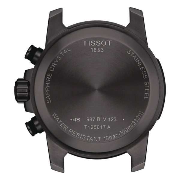 TISSOT Men’s Swiss Made Quartz Beige Leather Strap Black Dial 45mm Watch T125.617.36.051.01 UAE DUBAI AJMAN SHARJAH ABU DHABI RAS AL KHAIMA UMM UL QUWAIN ALAIN FUJAIRAH
