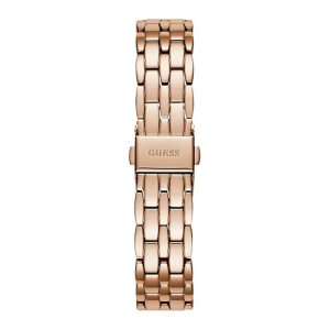 Guess Women’s Quartz Rose Gold Stainless Steel Silver Dial 34mm Watch W1062L3