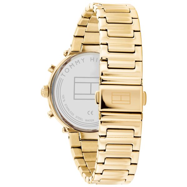 Tommy Hilfiger Women’s Quartz Gold Stainless Steel Silver Dial 38mm Watch 1782490 UAE DUBAI AJMAN SHARJAH ABU DHABI RAS AL KHAIMA UMM UL QUWAIN ALAIN FUJAIRAH