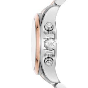 Michael Kors Women’s Quartz Two Tone Stainless Steel White Dial 36mm Watch MK7258