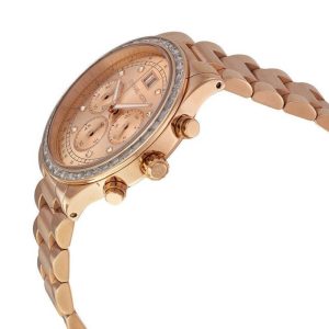Michael Kors Women’s Quartz Rose Gold Stainless Steel Rose Gold Dial 40mm Watch MK6204