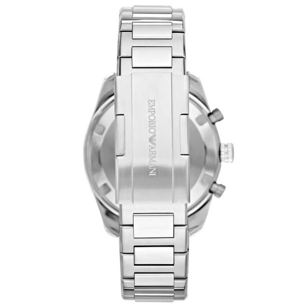 Emporio Armani Men’s Quartz Silver Stainless Steel White Dial 39mm Watch AR6013