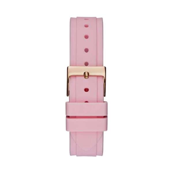 Guess Women’s Quartz Pink Silicone Strap Silver Dial 37mm Watch GW0113L4 UAE DUBAI AJMAN SHARJAH ABU DHABI RAS AL KHAIMA UMM UL QUWAIN ALAIN FUJAIRAH