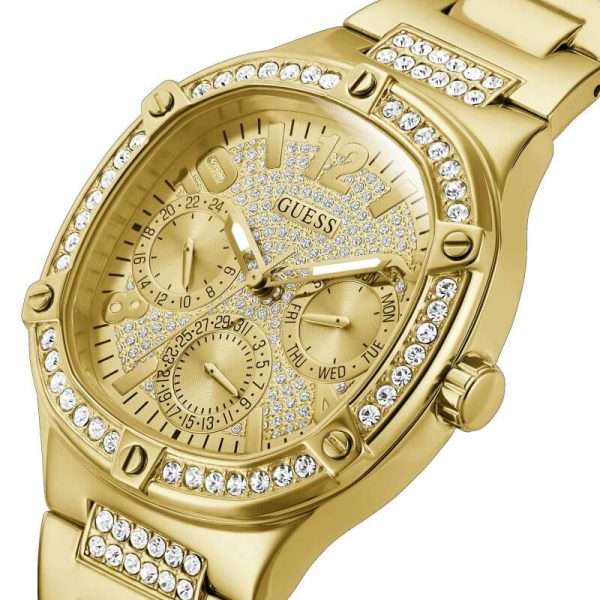 Guess Women’s Quartz Gold Stainless Steel Gold Dial 40mm Watch GW0558L2 UAE DUBAI AJMAN SHARJAH ABU DHABI RAS AL KHAIMA UMM UL QUWAIN ALAIN FUJAIRAH