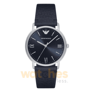 Emporio Armani Men’s Quartz Blue Leather Strap Blue Dial 41mm Watch AR11012 UAE DUBAI AJMAN SHARJAH ABU DHABI RAS AL KHAIMA UMM UL QUWAIN ALAIN FUJAIRAH