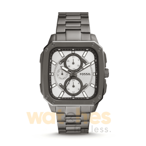 Fossil Men’s Quartz Grey Stainless Steel Silver Dial 42mm Watch BQ2657 UAE DUBAI AJMAN SHARJAH ABU DHABI RAS AL KHAIMA UMM UL QUWAIN ALAIN FUJAIRAH