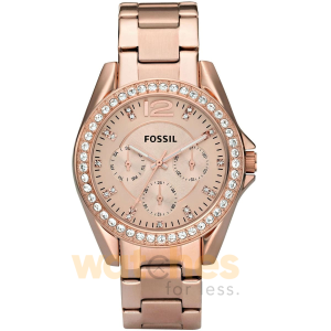 Fossil Women’s Quartz Rose Gold Stainless Steel Rose Gold Dial 38mm Watch ES2811
