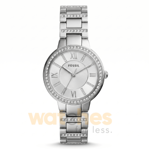 Fossil Women’s Quartz Silver Stainless Steel Silver Dial 30mm Watch ES3282