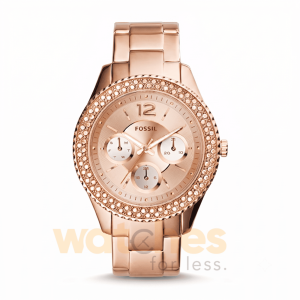 Fossil Women’s Quartz Rose Gold Stainless Steel Rose Gold Dial 38mm Watch ES3590