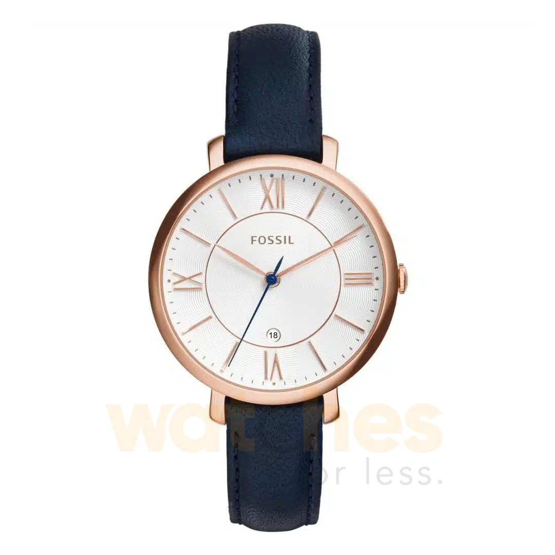 Fossil Women’s Quartz Blue Leather Strap White Dial 36mm Watch ES3843 UAE DUBAI AJMAN SHARJAH ABU DHABI RAS AL KHAIMA UMM UL QUWAIN ALAIN FUJAIRAHUAE DUBAI AJMAN SHARJAH ABU DHABI RAS AL KHAIMA UMM UL QUWAIN ALAIN FUJAIRAH