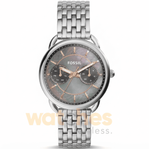Fossil Women’s Quartz Silver Stainless Steel Black Mother of Pearl Dial 35mm Watch ES3911 UAE DUBAI AJMAN SHARJAH ABU DHABI RAS AL KHAIMA UMM UL QUWAIN ALAIN FUJAIRAH