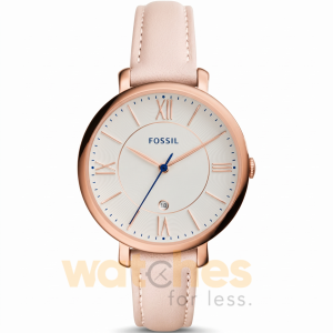 Fossil Women’s Quartz Blush Leather Strap White Dial 36mm Watch ES3988 UAE DUBAI AJMAN SHARJAH ABU DHABI RAS AL KHAIMA UMM UL QUWAIN ALAIN FUJAIRAH