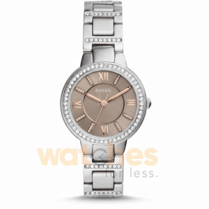 Fossil Women’s Quartz Silver Stainless Steel Taupe Dial 30mm Watch ES4147 UAE DUBAI AJMAN SHARJAH ABU DHABI RAS AL KHAIMA UMM UL QUWAIN ALAIN FUJAIRAH