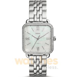 Fossil Women’s Quartz Silver Stainless Steel Mother Of Pearl Dial 32mm Watch ES4268 UAE DUBAI AJMAN SHARJAH ABU DHABI RAS AL KHAIMA UMM UL QUWAIN ALAIN FUJAIRAH