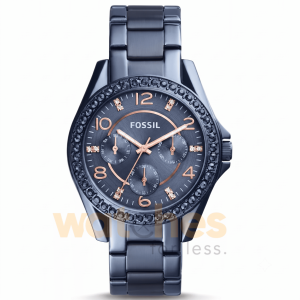 Fossil Women’s Quartz Blue Stainless Steel Blue Dial 38mm Watch ES4294 UAE DUBAI AJMAN SHARJAH ABU DHABI RAS AL KHAIMA UMM UL QUWAIN ALAIN FUJAIRAH