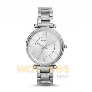 Fossil Women’s Quartz Silver Stainless Steel Silver Dial 35mm Watch ES4341 UAE DUBAI AJMAN SHARJAH ABU DHABI RAS AL KHAIMA UMM UL QUWAIN ALAIN FUJAIRAH