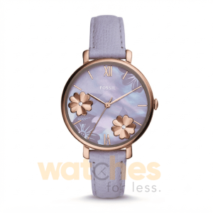 Fossil Women’s Quartz Purple Leather Strap Purple Mother OF Pearl Dial 36mm Watch ES4814 UAE DUBAI AJMAN SHARJAH ABU DHABI RAS AL KHAIMA UMM UL QUWAIN ALAIN FUJAIRAH