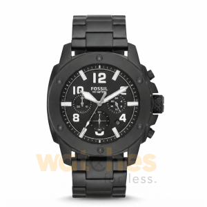 Fossil Men’s Quartz Black Stainless Steel Black Dial 45mm Watch FS4927 UAE DUBAI AJMAN SHARJAH ABU DHABI RAS AL KHAIMA UMM UL QUWAIN ALAIN FUJAIRAH