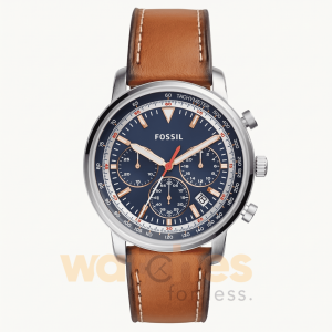 Fossil Men’s Quartz Brown Leather Strap Blue Dial 44mm Watch FS5414 UAE DUBAI AJMAN SHARJAH ABU DHABI RAS AL KHAIMA UMM UL QUWAIN ALAIN FUJAIRAH