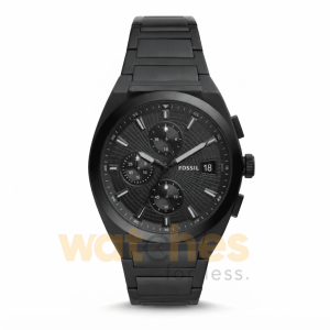 Fossil Men’s Quartz Black Stainless Steel Black Dial 42mm Watch FS5797 UAE DUBAI AJMAN SHARJAH ABU DHABI RAS AL KHAIMA UMM UL QUWAIN ALAIN FUJAIRAH