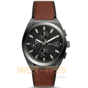 Fossil Men’s Quartz Brown Leather Strap Grey Dial 42mm Watch FS5799 UAE DUBAI AJMAN SHARJAH ABU DHABI RAS AL KHAIMA UMM UL QUWAIN ALAIN FUJAIRAH
