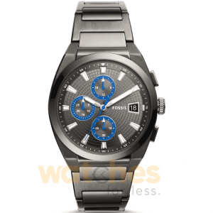 Fossil Men’s Quartz Grey Stainless Steel Grey Dial 42mm Watch FS5830