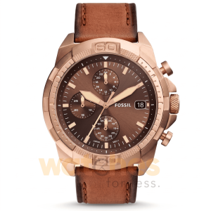 Fossil Men’s Quartz Brown Leather Strap Brown Dial 44mm Watch FS5857 UAE DUBAI AJMAN SHARJAH ABU DHABI RAS AL KHAIMA UMM UL QUWAIN ALAIN FUJAIRAH