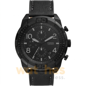 Fossil Men’s Quartz Black Leather Strap Black Dial 50mm Watch FS5874 UAE DUBAI AJMAN SHARJAH ABU DHABI RAS AL KHAIMA UMM UL QUWAIN ALAIN FUJAIRAH