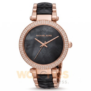 Michael Kors Women’s Quartz Two Tone Stainless Steel Black Mother Of Pearl Dial 39mm Watch MK6414 UAE DUBAI AJMAN SHARJAH ABU DHABI RAS AL KHAIMA UMM UL QUWAIN ALAIN FUJAIRAH
