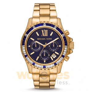 Michael Kors Women’s Quartz Gold Stainless Steel Blue Dial 42mm Watch MK6971