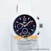 Lacoste Men’s Quartz White Silicone Strap Navy Blue Dial 44mm Watch 2010705