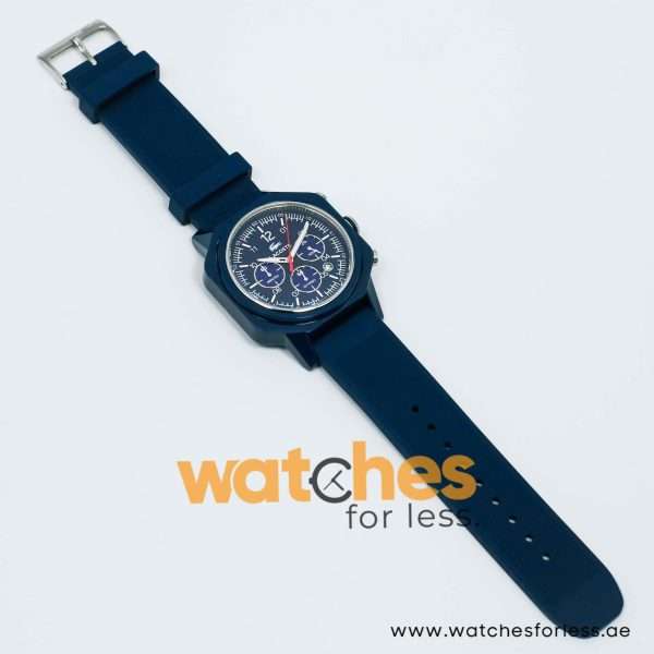 Lacoste Men’s Quartz Blue Silicone Strap Blue Dial 44mm Watch 2010671