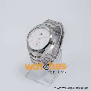 Lacoste Men’s Quartz Silver Stainless Steel White Dial 44mm Watch 2010579