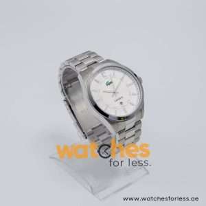 Lacoste Men’s Quartz Silver Stainless Steel White Dial 44mm Watch 2010579