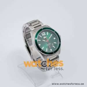 Lacoste Men’s Quartz Silver Stainless Steel Green Dial 43mm Watch 2010635