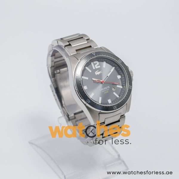 Lacoste Men’s Quartz Silver Stainless Steel Grey Dial 43mm Watch 2010638