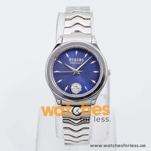 Versus by Versace Women’s Quartz Silver Stainless Steel Blue Dial 34mm Watch VSP563017