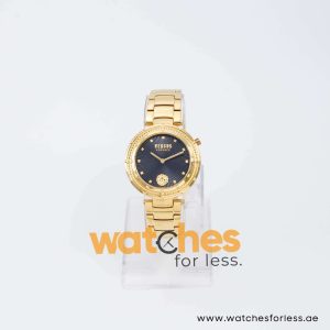 Versus by Versace Women’s Quartz Gold Stainless Steel Black Dial 38mm Watch VSP369016