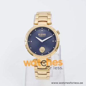 Versus Versace Women’s Quartz Gold Stainless Steel Black Dial 38mm Watch VSP970712