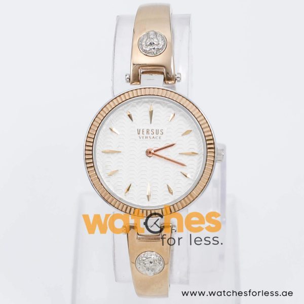 Versus by Versace Women’s Quartz Copper Stainless Steel White Dial 34mm Watch VSPEP0319