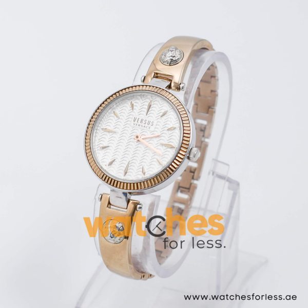 Versus by Versace Women’s Quartz Copper Stainless Steel White Dial 34mm Watch VSPEP0319